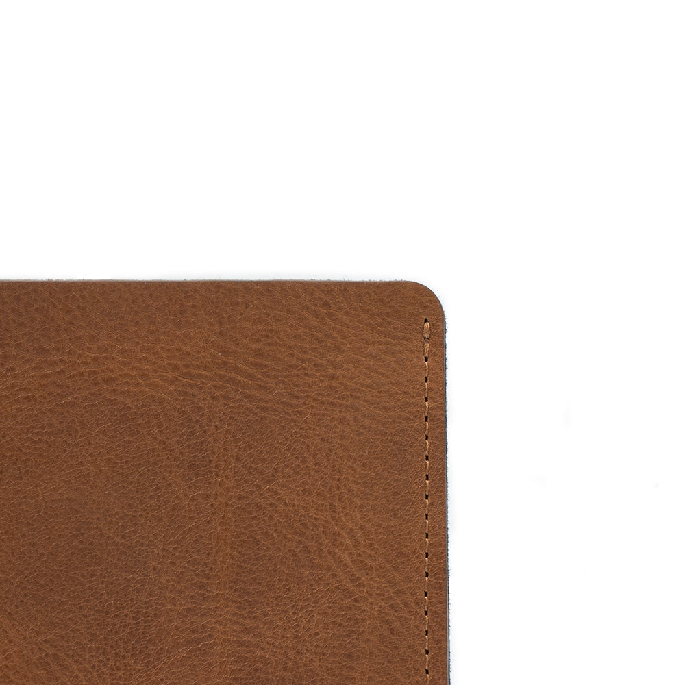 Leather Sleeve for iPad with Magnetic Strap